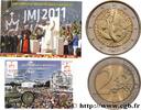 VATICAN Enveloppe philatélique 2 Euro XXVIème JOURNÉE MOND VATICAN Rome 2011 (25,75mm, 8,5g, 12h) -