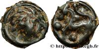 FRANCE Potin à la tête “d’indien”, de style fin SENONES (Area of Sens) Ier siècle avant J.-C. (18mm, 4,31g, 3h) -