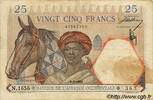 FRENCH WEST AFRICA (1895-1958) 25 Francs FRENCH WEST AFRICA (1895-1958) 25 Francs 1939 F -