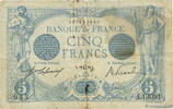 FRANCE 5 Francs BLEU FRANCE 5 Francs BLEU 1916 F -