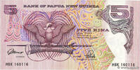 PAPUA NEW GUINEA 5 Kina PAPUA NEW GUINEA 5 Kina 1992 AU+ -