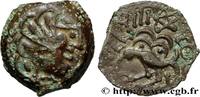 FRANCE Bronze YLLYCCI à l’oiseau, classe VIIa SENONES (Area of Sens) Sens (89) c. avant 52 AC. (16,5mm, 3,51g, 3h) -