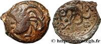FRANCE Bronze YLLYCCI à l’oiseau, classe IX SENONES (Area of Sens) c. avant 52 AC. (14mm, 2,49g, 6h) -