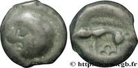 FRANCE Potin à la tête chauve HIGH AND MIDDLE SEINE Ier siècle avant J.-C. (18mm, 4,28g, 4h) -