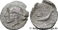 Classic 1 (480 BC to 400 BC) Hemiobole AIOLIS - LESBOS ISLAND - METHYMNA Lesbos, Methymna c. 400 (7mm, 0,21g, 11h) -