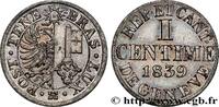 SWITZERLAND - REPUBLIC OF GENEVA 1 Centime SWITZERLAND - REPUBLIC OF GENEVA 1839 (14mm, 0,69g, 6h) -
