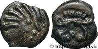 FRANCE Potin à la tête “d’indien” et au sanglier SENONES (Area of Sens) c. avant 52 AC. (17mm, 3,04g, 9h) -