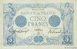 FRANCE 5 Francs BLEU FRANCE 5 Francs BLEU 1914 VF+ -