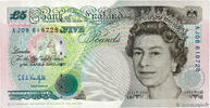 ENGLAND 5 Pounds ENGLAND 5 Pounds 1990 UNC- -