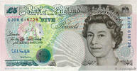 ENGLAND 5 Pounds ENGLAND 5 Pounds 1990 UNC- -