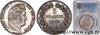 FRANCE 5 francs IIIe type Domard LOUIS-PHILIPPE I Paris 1848 (37,22mm, 24,94g, 6h) -