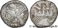 THE REPUBLIC (280 BC to 27 BC) Denier ANTESTIA Rome 146 AC. (17,5mm, 3,52g, 12h) -