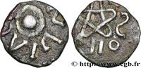FRANCE Denier MEROVINGIAN COINS - TOURAINE - Unspecified MINT Atelier indéterminé s.m. (11mm, 0,92g, h) -