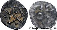 FRANCE Obole bractéate au pentalpha MEROVINGIAN COINS - TOURAINE - Unspecified MINT Touraine (?) s.m. (11mm, 0,46g, h) -