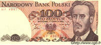 POLAND 100 Zlotych POLAND 100 Zlotych 1986 UNC -