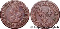 FRANCE Double tournois DOMBES - PRINCIPALITY OF DOMBES - MARIE DE BOURBON-MONTPENSIER Trévoux 1622 (19,5mm, 2,92g, 6h) -