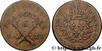 FRENCH COLONIES - LOUIS XV 1 Sol des Colonies Françoises FRENCH COLONIES - LOUIS XV Paris 1767 (27,5mm, 12,52g, 6h) -
