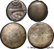 FRANCE Lot de 2 monnaies gauloises LOTS (mm, g, h) -