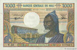 MALI 1000 Francs MALI 1000 Francs 1970 VF -