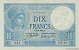 FRANCE 10 Francs MINERVE FRANCE 10 Francs MINERVE 1922 XF -