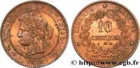 FRANCE 10 centimes Cérès III REPUBLIC Paris 1870 (30mm, 10,11g, 6h) -