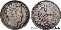 FRANCE 1 franc Louis-Philippe, couronne de chêne LOUIS-PHILIPPE I Paris 1848 (23mm, 4,96g, 6h) -