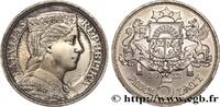 LATVIA 5 Lati 90e anniversaire de la banque lettone LATVIA 2012 (37mm, 25g, 12h) -