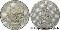 CONGO, DEMOCRATIC REPUBLIC 10 Francs Proof Guerriers du Monde : chevalier tem CONGO, DEMOCRATIC REPUBLIC 2010 (38mm, g, 12h) -
