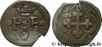 SAVOY - DUCHY OF SAVOY - EMMANUEL-PHILIBERT Quart de sol, 1er type (quarto di soldo, I tipo) SAVOY - DUCHY OF SAVOY - EMMANUEL-PHILIBERT Aoste s.d. (16mm, 0,77g, h) -