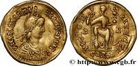 FRANCE Solidus VALENTINIAN III Atelier indéterminé s.m. (20,5mm, 4,28g, 6h) -
