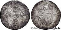 FRANCE Quart d'écu, faux d’époque ? NAVARRE-BEARN - HENRY III Pau 1589 (28,5mm, 8,23g, 9h) -
