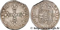 FRANCE Quart d'écu NAVARRE-BEARN - HENRY III Pau 1586 (29,5mm, 9,50g, 12h) -
