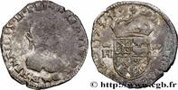 FRANCE Demi-teston NAVARRE-BEARN - HENRY III Morlaàs 1573 (24,5mm, 4,74g, 6h) -
