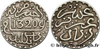 MOROCCO 1 Dirham Abdul Aziz I an 1320 MOROCCO Londres 1902 (17mm, 2,43g, 12h) -