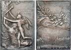 FRANCE Plaquette, Exposition Universelle Internationale EXPOSITIONS UNIVERSELLES 75 - Paris 1900 (50,5mm, 35,96g, 12h) -