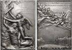 FRANCE Plaquette, Exposition Universelle Internationale EXPOSITIONS UNIVERSELLES 75 - Paris 1900 (50,5mm, 37,17g, 12h) -
