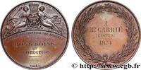FRANCE Médaille, Société protectrice des animaux, Bons so ANIMAUX 1874 (41mm, 31,75g, 12h) -