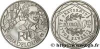 FRANCE 10 Euro des RÉGIONS - GUADELOUPE (Chevalier de Sai FRANCE Pessac 2012 (29mm, 10g, 12h) -