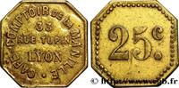 CAFES BRASSERIES AND RESTAURANTS 25 Centimes CAFES BRASSERIES AND RESTAURANTS Lyon n.d. (21,5mm, 3,81g, 6h) -