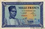 MALI 1000 Francs MALI 1000 Francs 1960 F+ -