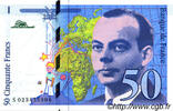 FRANCE 50 Francs SAINT-EXUPÉRY modifié Fauté FRANCE 50 Francs SAINT-EXUPÉRY modifié Fauté 1994 UNC -
