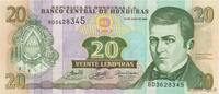 HONDURAS 20 Lempiras HONDURAS 20 Lempiras 2006 UNC -
