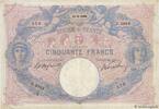 FRANCE 50 Francs BLEU ET ROSE FRANCE 50 Francs BLEU ET ROSE 1906 F+ -