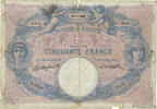 FRANCE 50 Francs BLEU ET ROSE FRANCE 50 Francs BLEU ET ROSE 1900 P -