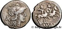 THE REPUBLIC (280 BC to 27 BC) Denier ROMAN REPUBLIC - ANONYMOUS Rome c. 207 AC. (18mm, 3,69g, 7h) -