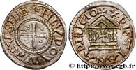 FRANCE Denier à la légende chrétienne LOUIS THE PIOUS Atelier indéterminé s.m. (21mm, 1,53g, 6h) -