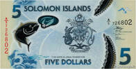 SOLOMON ISLANDS 5 Dollars SOLOMON ISLANDS 5 Dollars 2019 UNC -