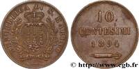 SAN MARINO 10 Centesimi écu aux trois tours SAN MARINO Rome 1894 (30mm, 9,85g, 6h) -