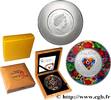 COOK ISLANDS 5 Dollars Proof Murrine COOK ISLANDS 2015 (65mm, 20g, 12h) -