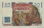 FRANCE 50 Francs LE VERRIER FRANCE 50 Francs LE VERRIER 1946 XF- -